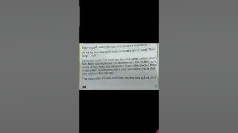 English Class Two Reading of Nasir In Trouble