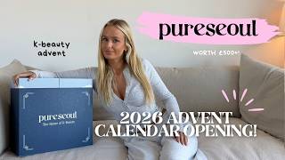 WHATS INSIDE THE K-BEAUTY PURESEOUL 2026 CHRISTMAS ADVENT CALENDAR (all doors!) 😱🎄🎅✨