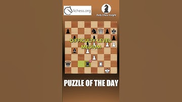 Spot the mate? | lichess.org Puzzle of the Day | 11-04-24