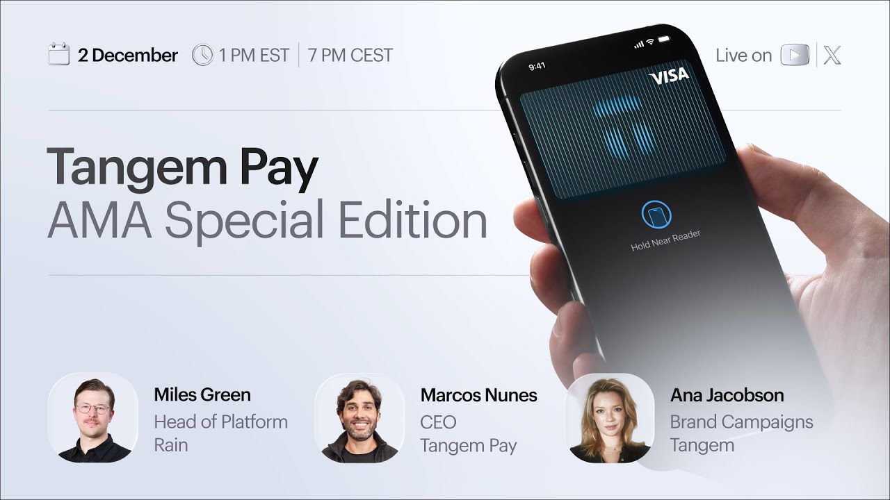 Tangem Pay AMA December | Grow Store Spend