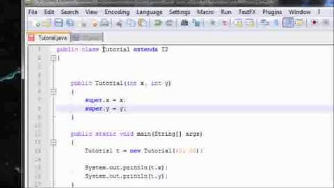 JAVA Programming Tutorial Super keyword