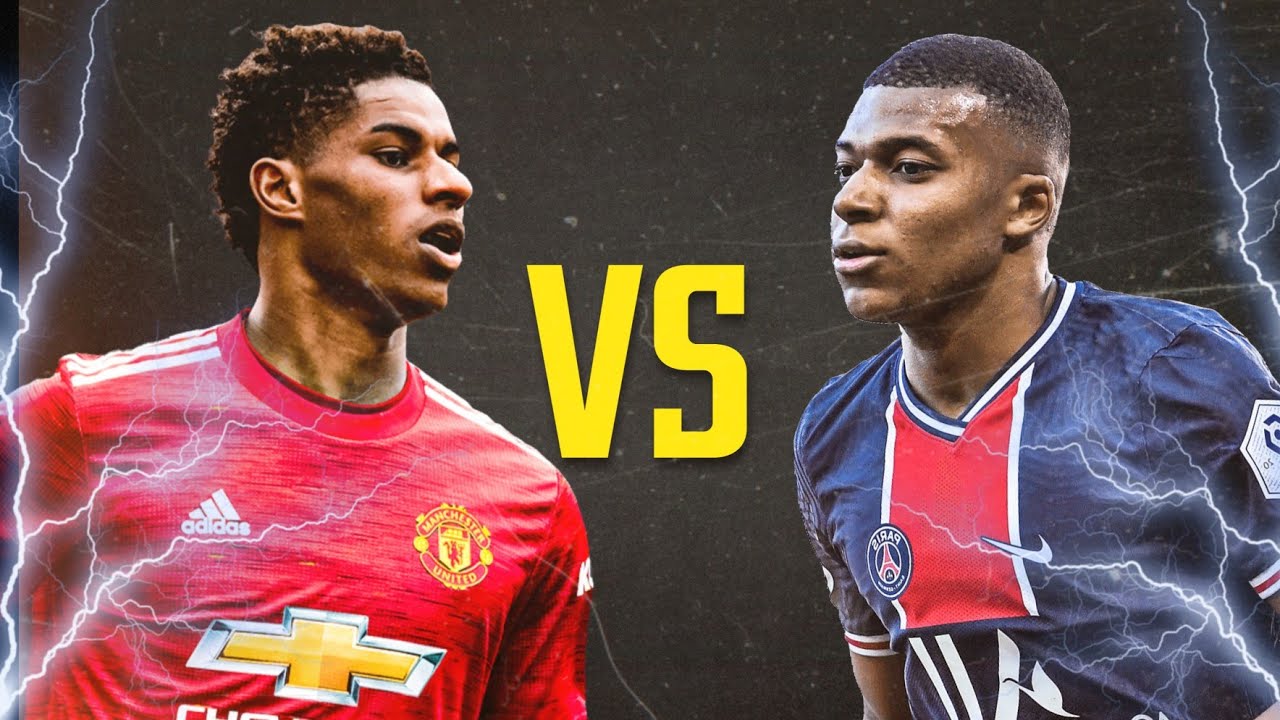 Download Marcus Rashford vs Kylian Mbappé - Manchester United vs PSG
