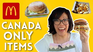 McDonald's CANADA 🇨🇦 Items ONLY Found in Canada | DOUBLE BIG MAC, Chicken Big Mac, Poutine screenshot 1