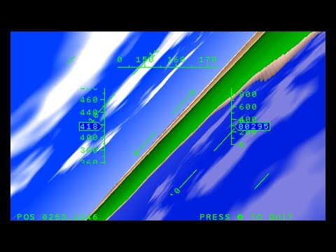 【プチコン4/SmileBASIC作品】フリーフライトデモ「SKY HIGH」 by Hanzo