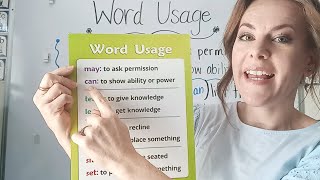 MAY, CAN: Word Usage •How To Use Them Correctly• (1\/5)