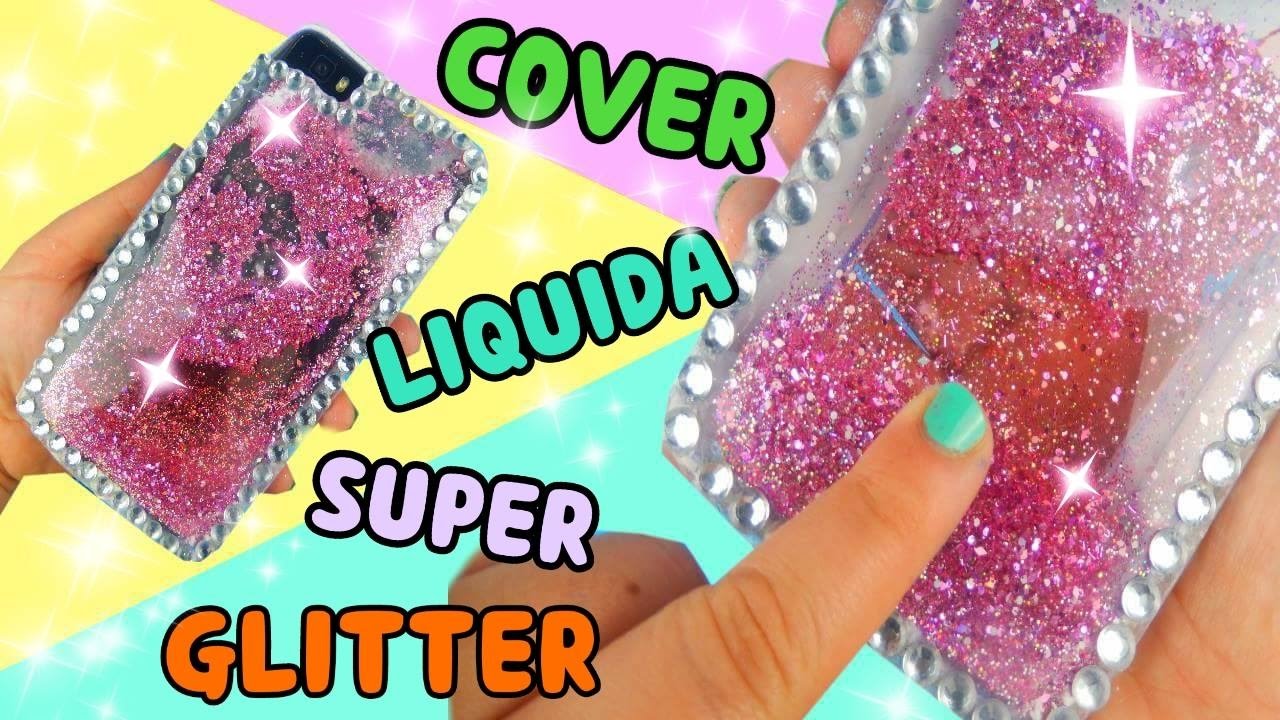 COVER LIQUIDA SUPER GLITTERATA! Fatta in casa || Iolanda Sweets