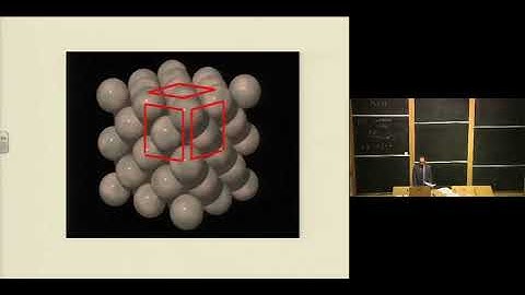 10. Geometry of Solids II: Real Space And Reciprocal Space