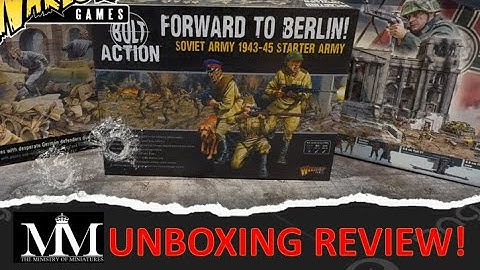 New Soviet Forward to Berlin Starter Set Unboxing & Sprue Review #warlordgames #boltaction #soviets