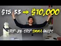 Turning $15.33 into $10,000 with SMMA: 3 Simple Strategies [Step-by-step]