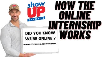 Personal Training Online Internship Show Up Fitness BETTER THAN ANY CERTIFICATION ONLY $10/ month