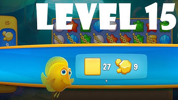 Fishdom  Level 15 (only game)   | gameplay | ios | android | pc game | playrix | beginning