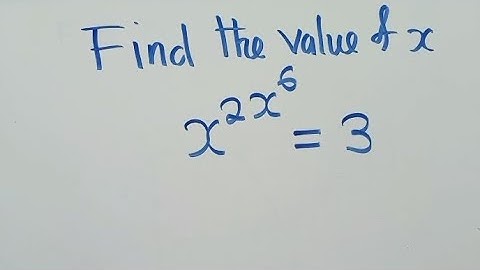 Find the value of x || Olympiad Mathematics ||