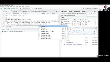 How to extract day, month and year from a date field in R Programming