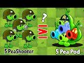 Pvz 2 Discovery - All Pea &amp; Other Plants Fusion NOOB - PRO version