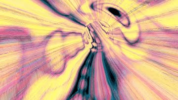 Abstract wormhole tunnel animation