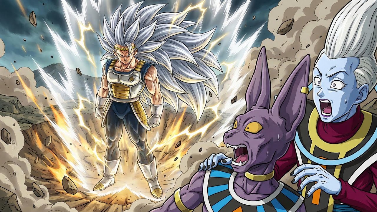 Гоку впервые активирует свою ангельскую, божественную форму.