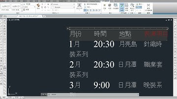 AutoCAD 2016 2D 教學課程 0204 多行文字MTEXT 匯入文字 與WORD整合
