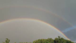 ДВОЙНАЯ РАДУГА! ЗАГАДЫВАЙТЕ ЖЕЛАНИЯ! Double Rainbow! Make your wishes!