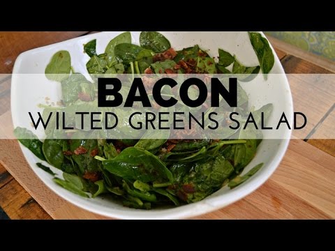how-to-make-bacon-wilted-spinach-salad