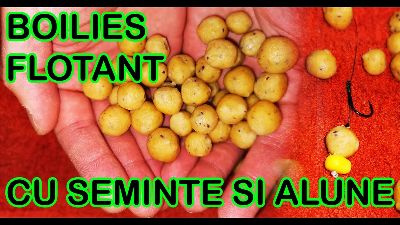 Reteta boilies flotant cu alune, in, susan si mac