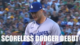 Jack Flaherty Throws 6 Shutout Innings in His Dodger Debut!!