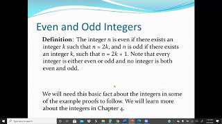 Introduction to Proofs