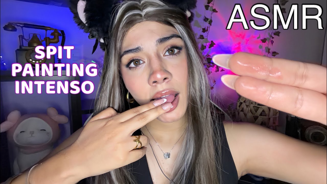 ASMR ESPAÑOL / EL SPIT PAINTING MÁS SENSUAL y RELAJANTE del canal + BABITA SUPREMA
