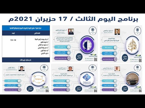2021 06 15 ندوة معايير جودة الدوريات العربية وتصنيفاتها العالمية