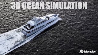 Ship + Ocean Simulation | Blender 3d