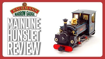 Bachmann 009 Mainline Hunslet REVIEW! - 