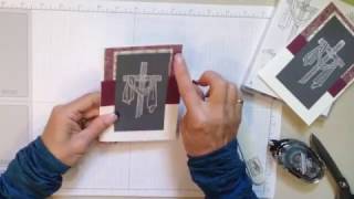 Stunning Handmade Easter Greeting card with modified gate fold