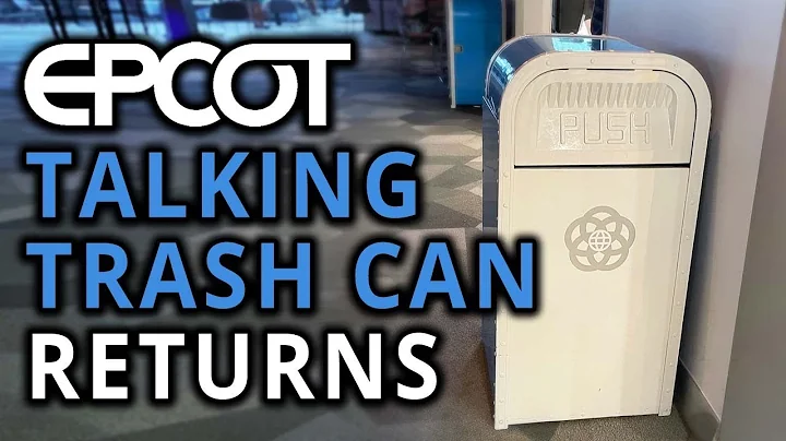 EPCOT’s Talking Trash Can Returns to Odyssey Pavilion