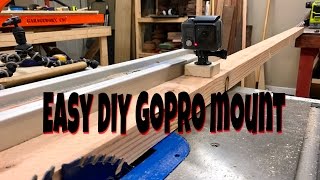 Fast Easy DIY Gopro Mount