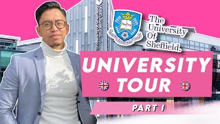 🎓 University Tour Part I 🎓 | University of Sheffield, UK 🇬🇧