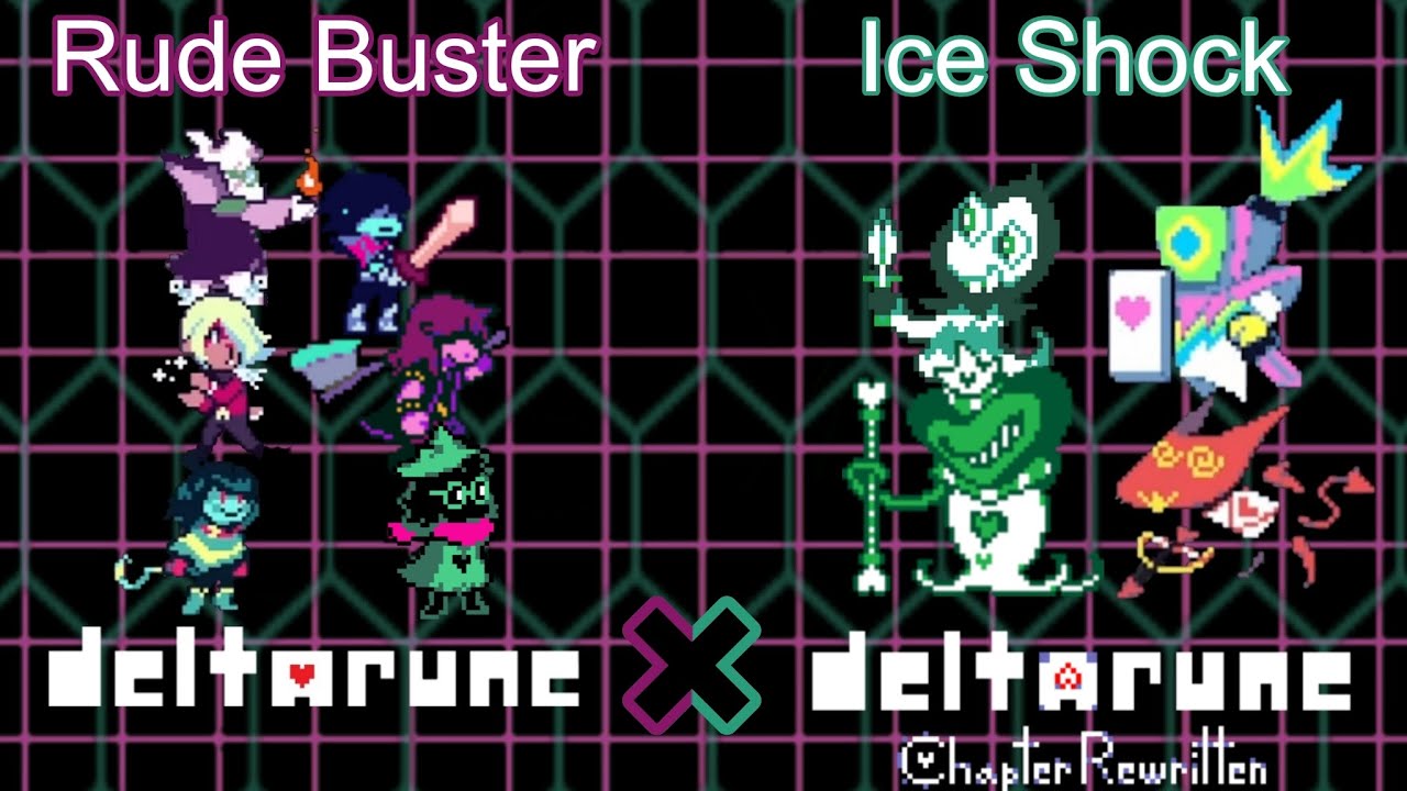 Rude Buster x Ice Shock (Deltarune & DR: Chapter Rewritten Mash-up)