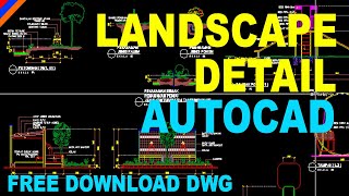 Landscape detail in AUTOCAD | Landscape Autocad Drawing