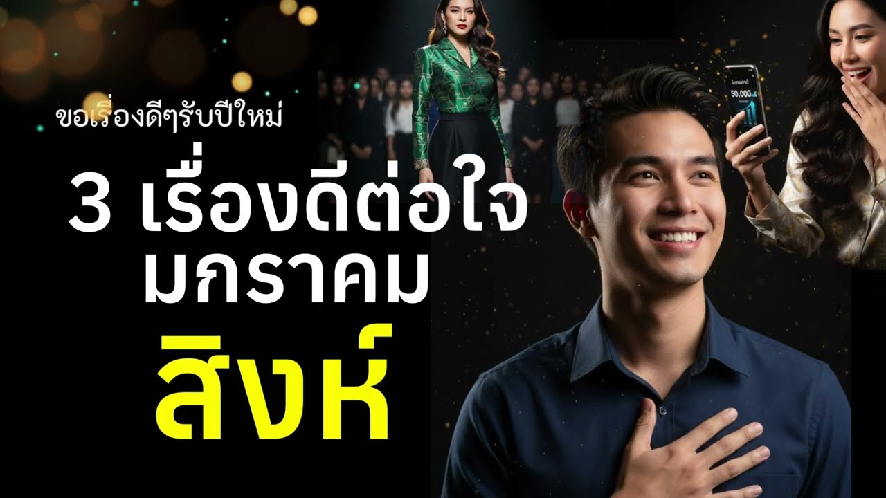 ราศีสิงห์ เรื่องดีต่อใจ มกราคม