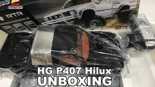 Unboxing And Close Look Of The Hg P407 Toyota Hilux Pickup Truck Rtr
