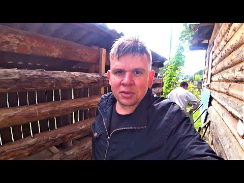 Про удивительный сад нашего соседа и работы по расчистке наших завалов.