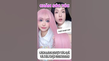 Này Đến Xem! Mẹo Làm Mượt Tóc Giả Như Tóc Thật #shorts #tips