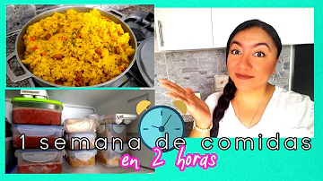 Como fazer comida para a semana e congelar?