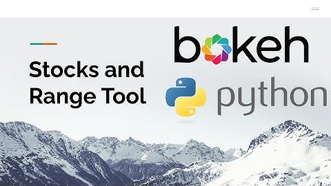 Bokeh: Plotting Stock Data with a Range Tool
