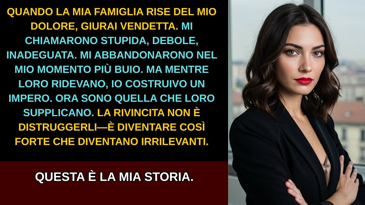 Quando la mia famiglia ha riso del mio dolore, la mia rivincita ha gelato i loro cuori
