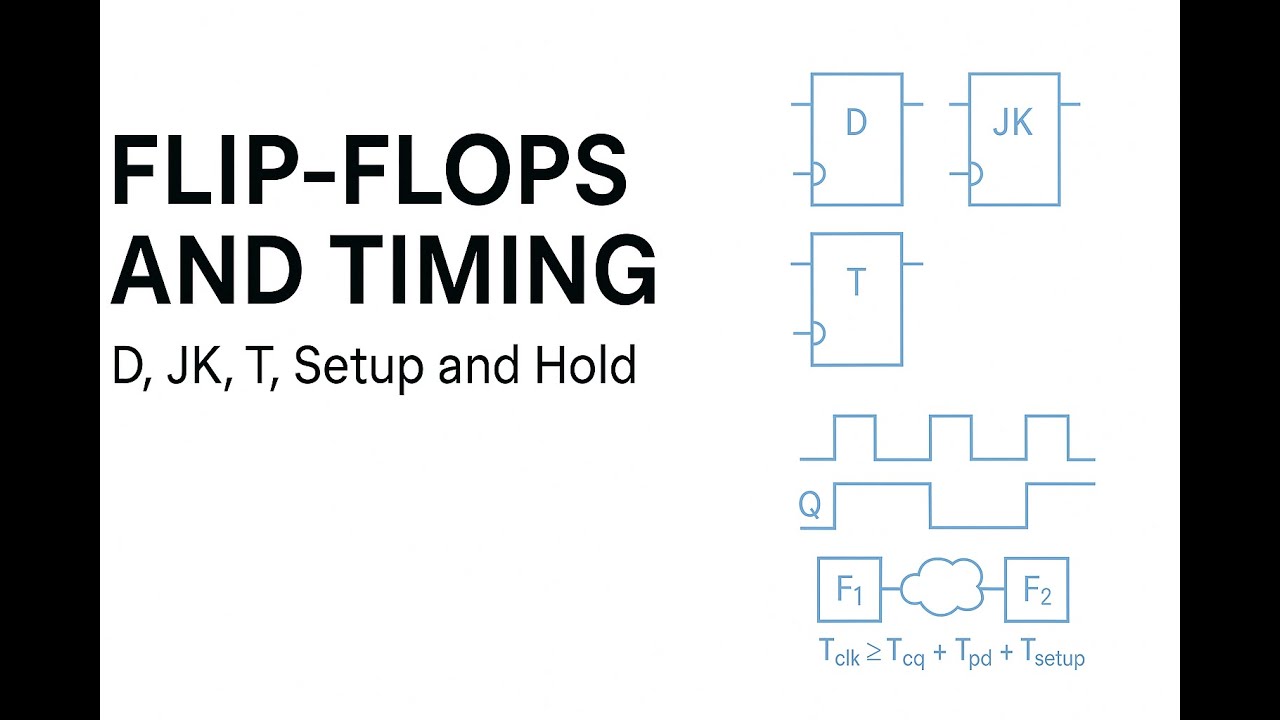 Setup Formula Flip-Flop Timing Explained | Setup Time, Hold Time and Clock ...