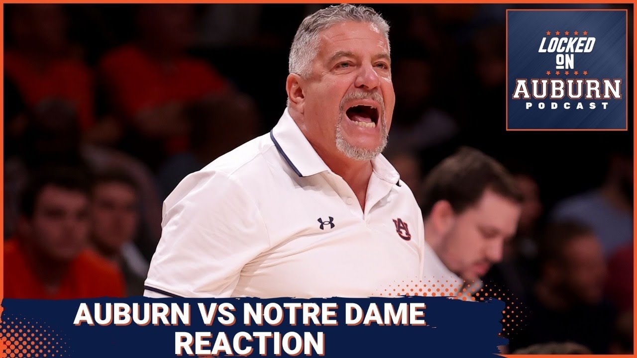 REACTION: Auburn vs Notre Dame - YouTube