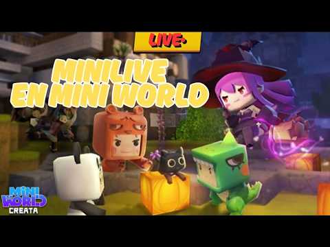 Live del Mini World⛏ que sé que sera un caos XD🦖 (Hora de usar la laptop del gobierno)