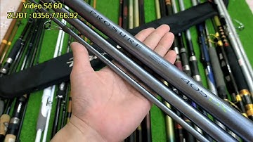 Video Số 60 : Cần Câu Siêu Mini Carbon Nhật Bãi - Lô Cần Câu Máy Và Tay | Daiwa Shimano Gamakatsu