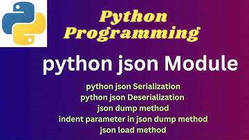 6. python json module( PART -1 ) - #pythontutorial