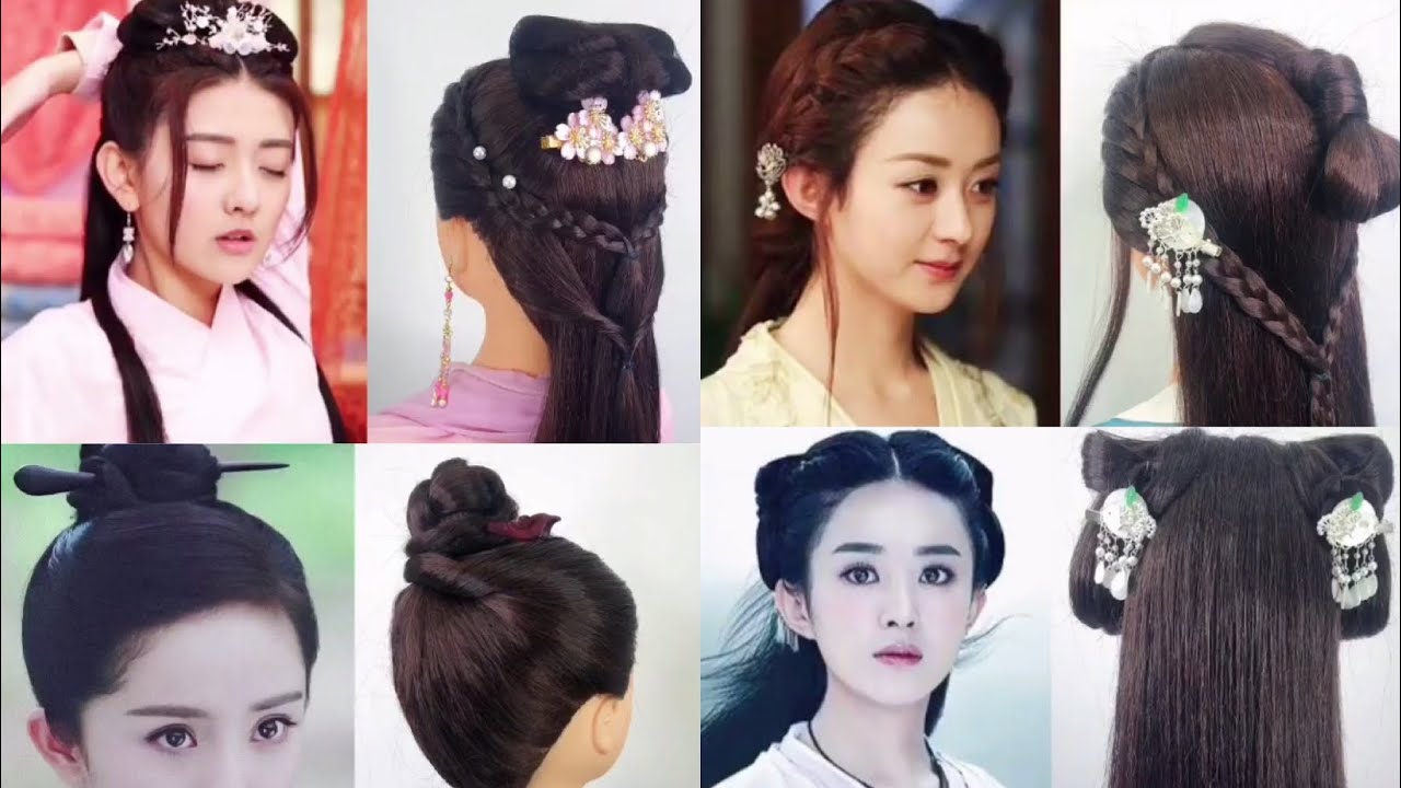 Amazing Chinese old traditional hairstyles tutorial|古装电视剧编发教程