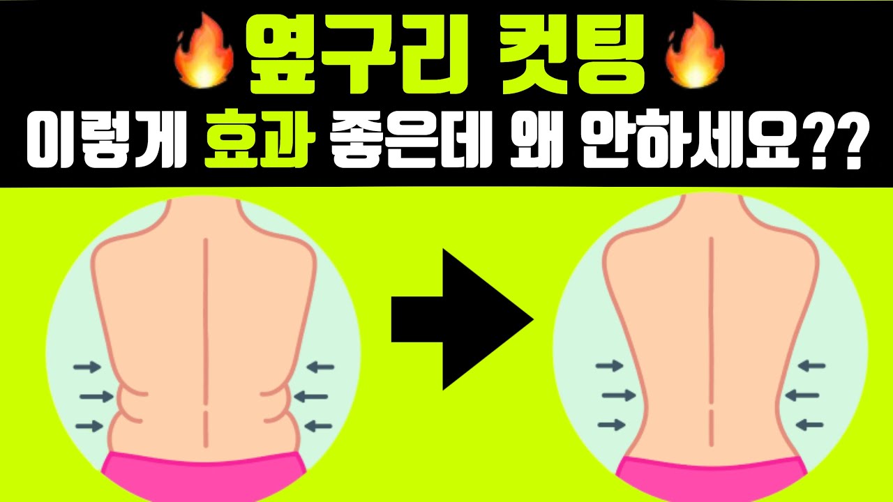 옆구리 컷팅 집중 소멸 루틴✨와 역대급 효과보장 동작만 모았다